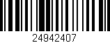 Código de barras (EAN, GTIN, SKU, ISBN): '24942407'