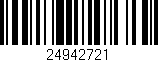 Código de barras (EAN, GTIN, SKU, ISBN): '24942721'