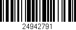 Código de barras (EAN, GTIN, SKU, ISBN): '24942791'