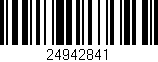 Código de barras (EAN, GTIN, SKU, ISBN): '24942841'