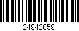 Código de barras (EAN, GTIN, SKU, ISBN): '24942859'