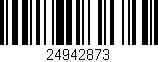 Código de barras (EAN, GTIN, SKU, ISBN): '24942873'