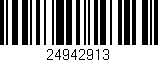 Código de barras (EAN, GTIN, SKU, ISBN): '24942913'