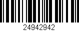Código de barras (EAN, GTIN, SKU, ISBN): '24942942'