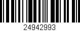 Código de barras (EAN, GTIN, SKU, ISBN): '24942993'