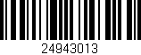 Código de barras (EAN, GTIN, SKU, ISBN): '24943013'