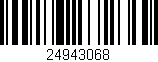 Código de barras (EAN, GTIN, SKU, ISBN): '24943068'