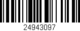 Código de barras (EAN, GTIN, SKU, ISBN): '24943097'