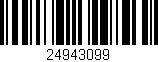 Código de barras (EAN, GTIN, SKU, ISBN): '24943099'