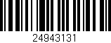 Código de barras (EAN, GTIN, SKU, ISBN): '24943131'