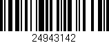 Código de barras (EAN, GTIN, SKU, ISBN): '24943142'