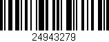 Código de barras (EAN, GTIN, SKU, ISBN): '24943279'
