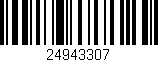 Código de barras (EAN, GTIN, SKU, ISBN): '24943307'