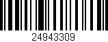 Código de barras (EAN, GTIN, SKU, ISBN): '24943309'