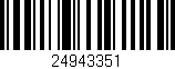 Código de barras (EAN, GTIN, SKU, ISBN): '24943351'
