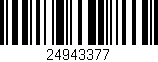 Código de barras (EAN, GTIN, SKU, ISBN): '24943377'
