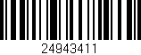 Código de barras (EAN, GTIN, SKU, ISBN): '24943411'