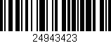 Código de barras (EAN, GTIN, SKU, ISBN): '24943423'