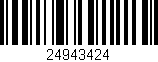 Código de barras (EAN, GTIN, SKU, ISBN): '24943424'