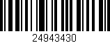 Código de barras (EAN, GTIN, SKU, ISBN): '24943430'
