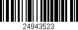 Código de barras (EAN, GTIN, SKU, ISBN): '24943523'