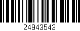 Código de barras (EAN, GTIN, SKU, ISBN): '24943543'