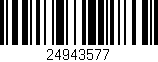 Código de barras (EAN, GTIN, SKU, ISBN): '24943577'