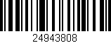 Código de barras (EAN, GTIN, SKU, ISBN): '24943808'