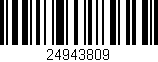 Código de barras (EAN, GTIN, SKU, ISBN): '24943809'