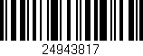 Código de barras (EAN, GTIN, SKU, ISBN): '24943817'