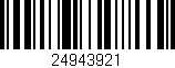 Código de barras (EAN, GTIN, SKU, ISBN): '24943921'