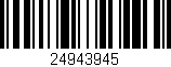Código de barras (EAN, GTIN, SKU, ISBN): '24943945'