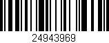 Código de barras (EAN, GTIN, SKU, ISBN): '24943969'