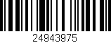 Código de barras (EAN, GTIN, SKU, ISBN): '24943975'