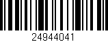 Código de barras (EAN, GTIN, SKU, ISBN): '24944041'