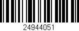 Código de barras (EAN, GTIN, SKU, ISBN): '24944051'
