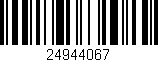 Código de barras (EAN, GTIN, SKU, ISBN): '24944067'