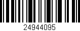 Código de barras (EAN, GTIN, SKU, ISBN): '24944095'