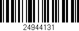 Código de barras (EAN, GTIN, SKU, ISBN): '24944131'