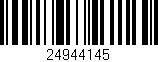 Código de barras (EAN, GTIN, SKU, ISBN): '24944145'