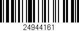 Código de barras (EAN, GTIN, SKU, ISBN): '24944161'