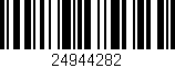Código de barras (EAN, GTIN, SKU, ISBN): '24944282'