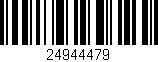 Código de barras (EAN, GTIN, SKU, ISBN): '24944479'