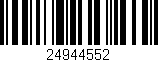 Código de barras (EAN, GTIN, SKU, ISBN): '24944552'