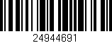 Código de barras (EAN, GTIN, SKU, ISBN): '24944691'