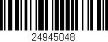 Código de barras (EAN, GTIN, SKU, ISBN): '24945048'