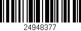 Código de barras (EAN, GTIN, SKU, ISBN): '24948377'