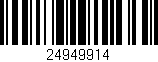 Código de barras (EAN, GTIN, SKU, ISBN): '24949914'