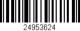 Código de barras (EAN, GTIN, SKU, ISBN): '24953624'