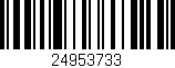 Código de barras (EAN, GTIN, SKU, ISBN): '24953733'